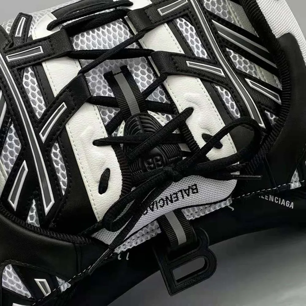 Balenciaga Sneakerhead Small Top Handle Bag in Black for Women in White