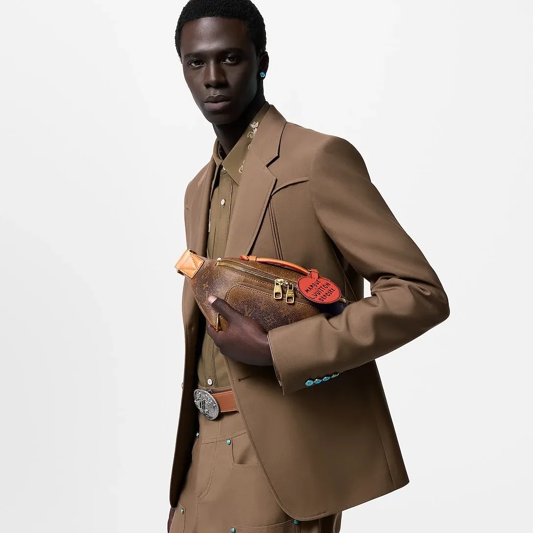 Louis Vuitton Rush Bumbag in Brown Gold Hardware