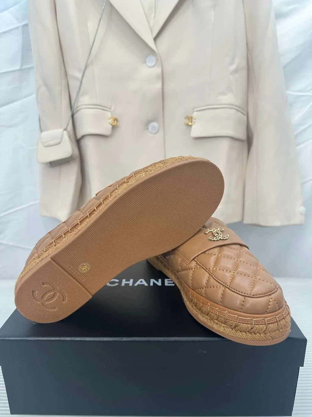 Chanel Double C Buckle Fisherman Loafers Brown Chanel Double C Buckle Fisherman Loafers Brown