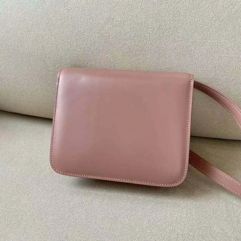Celine Teen Classic Bag in Box Calfskin for Women in Pink Celine Teen Classic Bag in Box Calfskin for Women in Pink