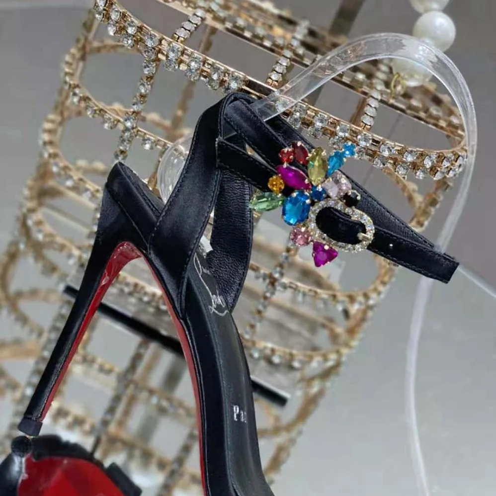 Christian Louboutin Goldie Joli 100 mm Heel Height for Women in Black