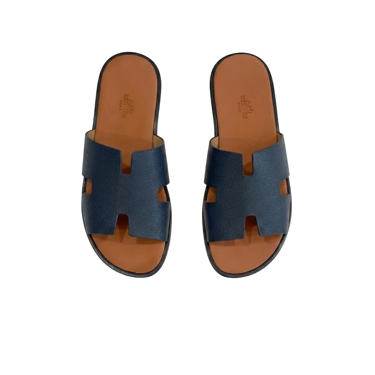 Hermes Izmir Sandals Black in Brown Hermes Izmir Sandals Black in Brown