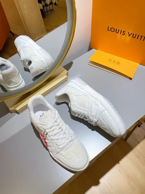 Louis Vuitton Trainer Sneaker White Virgil Abloh Louis Vuitton Trainer Sneaker White Virgil Abloh