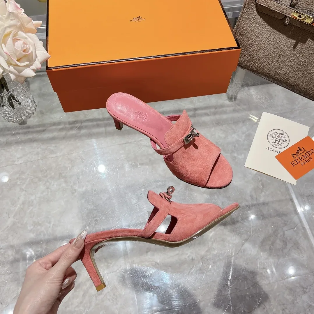 Hermes Cute Sandal Pink Hermes Cute Sandal Pink