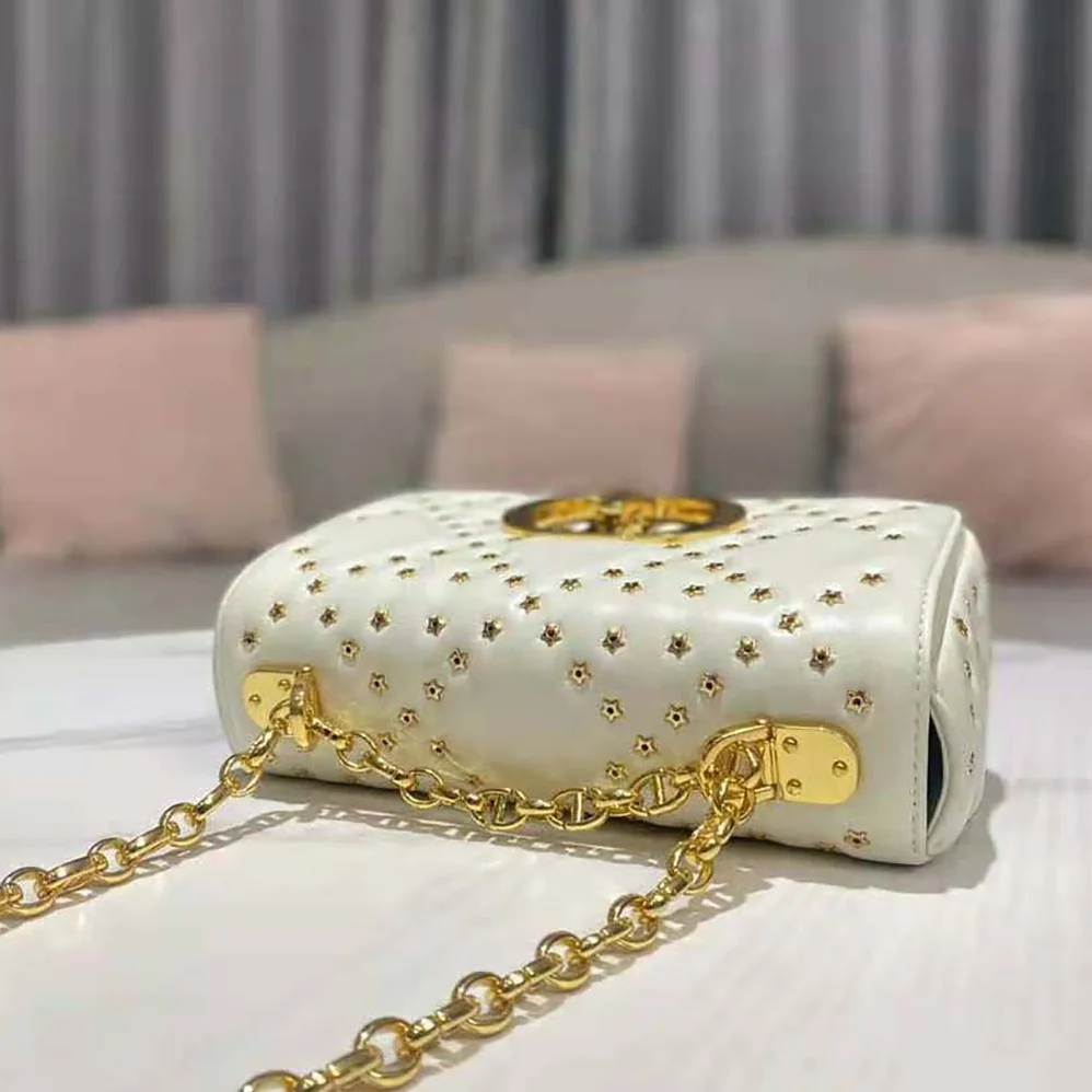 Dior Small Dior Caro Bag Latte Lucky Star Cannage Lambskin for Women Dior Small Dior Caro Bag Latte Lucky Star Cannage Lambskin for Women