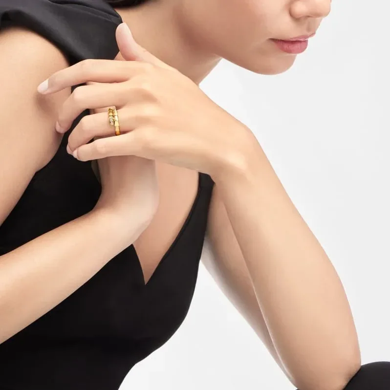 Bvlgari Serpenti Viper Ring Yellow Gold Bvlgari Serpenti Viper Ring Yellow Gold