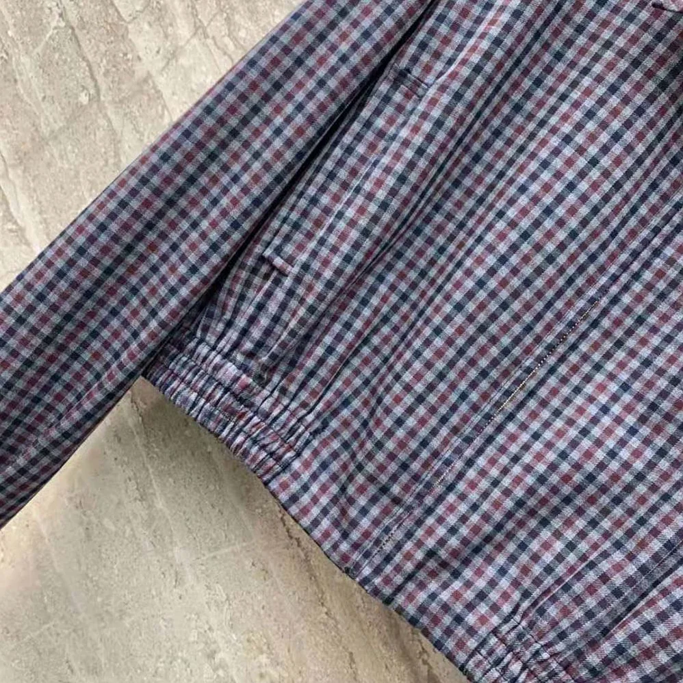 Miu Miu Gingham Check Blouson Jacket for Women