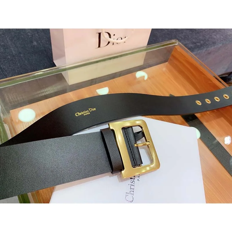Dior Diorquake Belt in Black Calfskin for Women