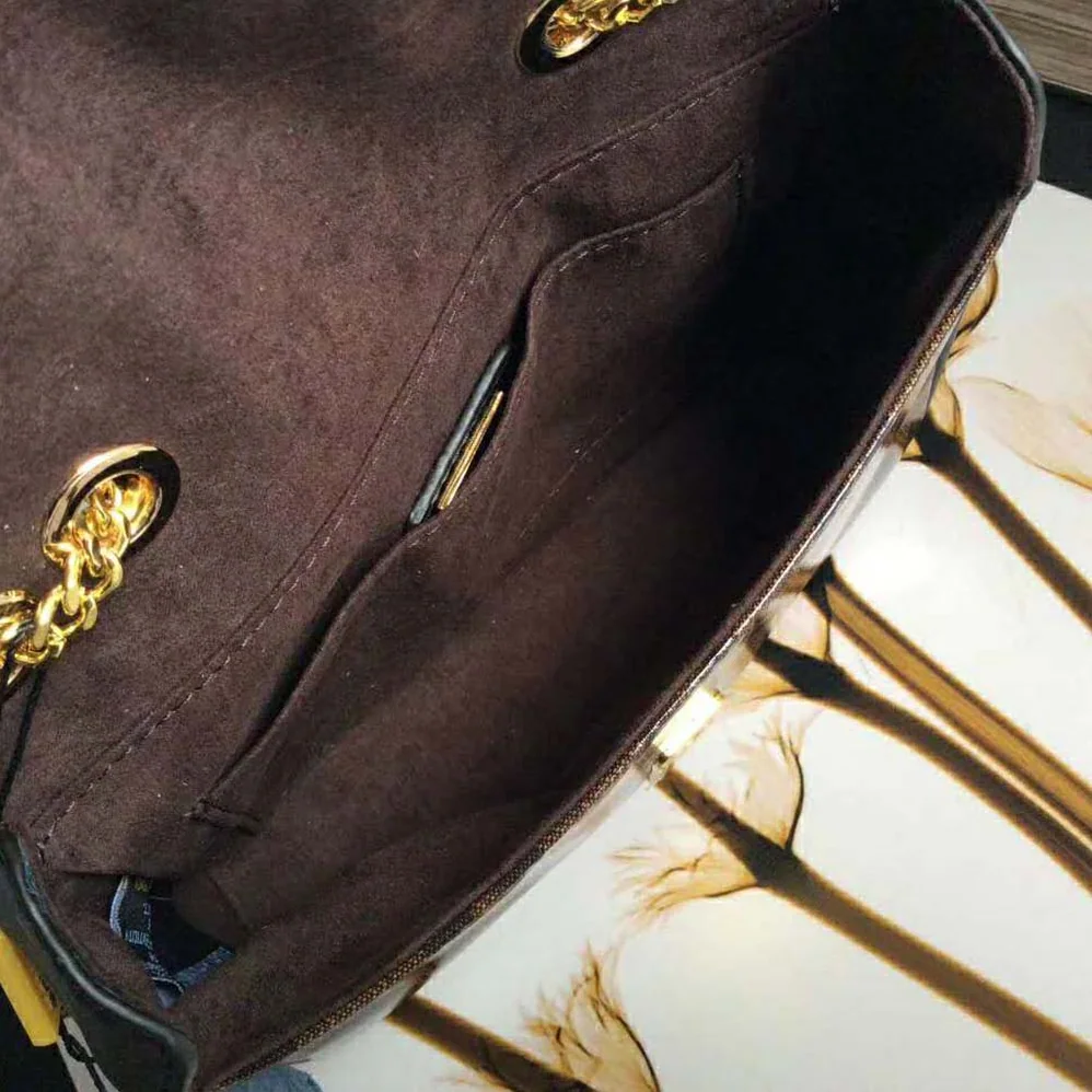 Fendi Double F Small Brown Leather and Fabric Bag for Women