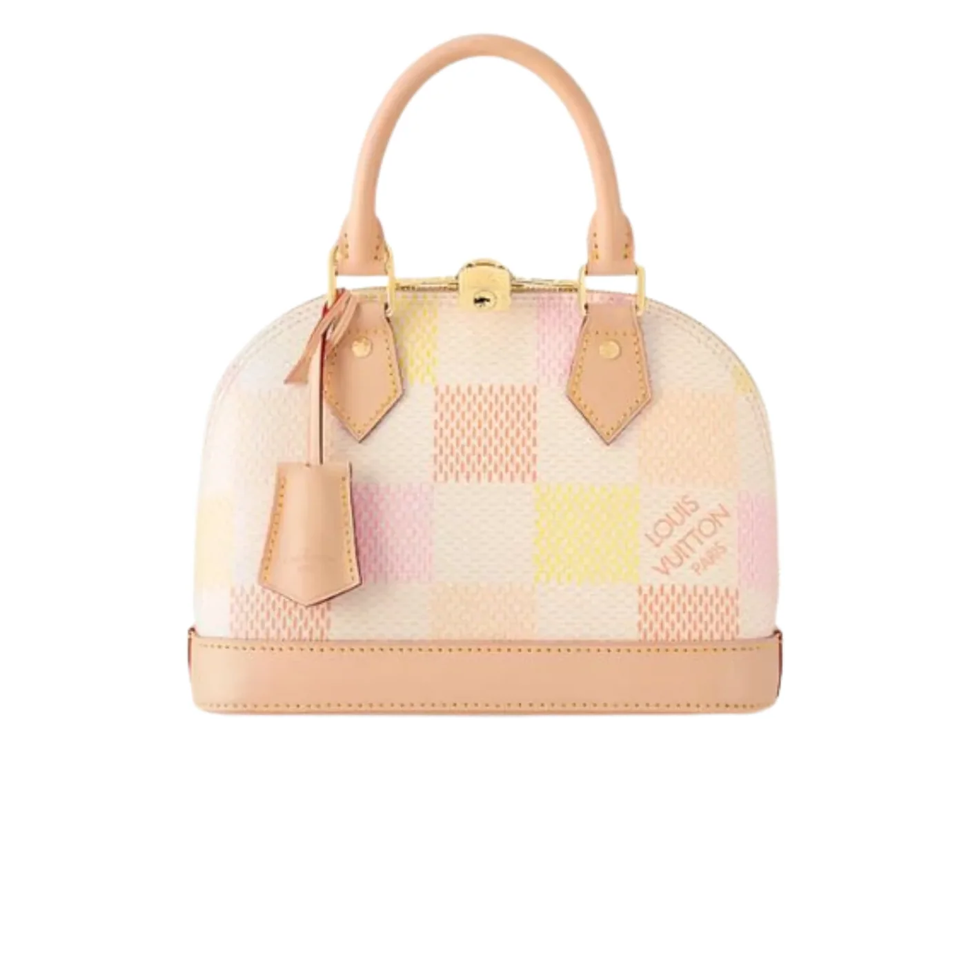Louis Vuitton Alma BB Top Handle Bag in Peach Gold Hardware Louis Vuitton Alma BB Top Handle Bag in Peach Gold Hardware