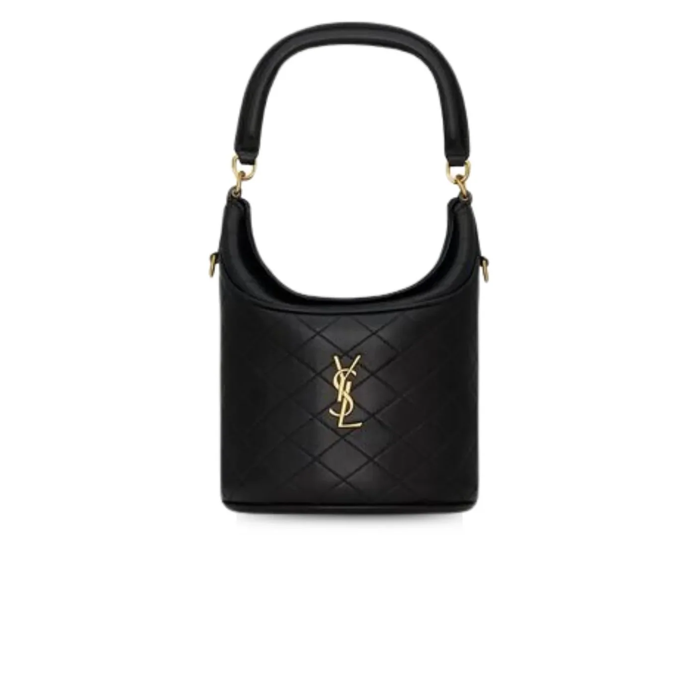 Saint Laurent Gaby Bucket Bag Black 7.5 Inches/ Saint Laurent Gaby Bucket Bag Black 7.5 Inches/