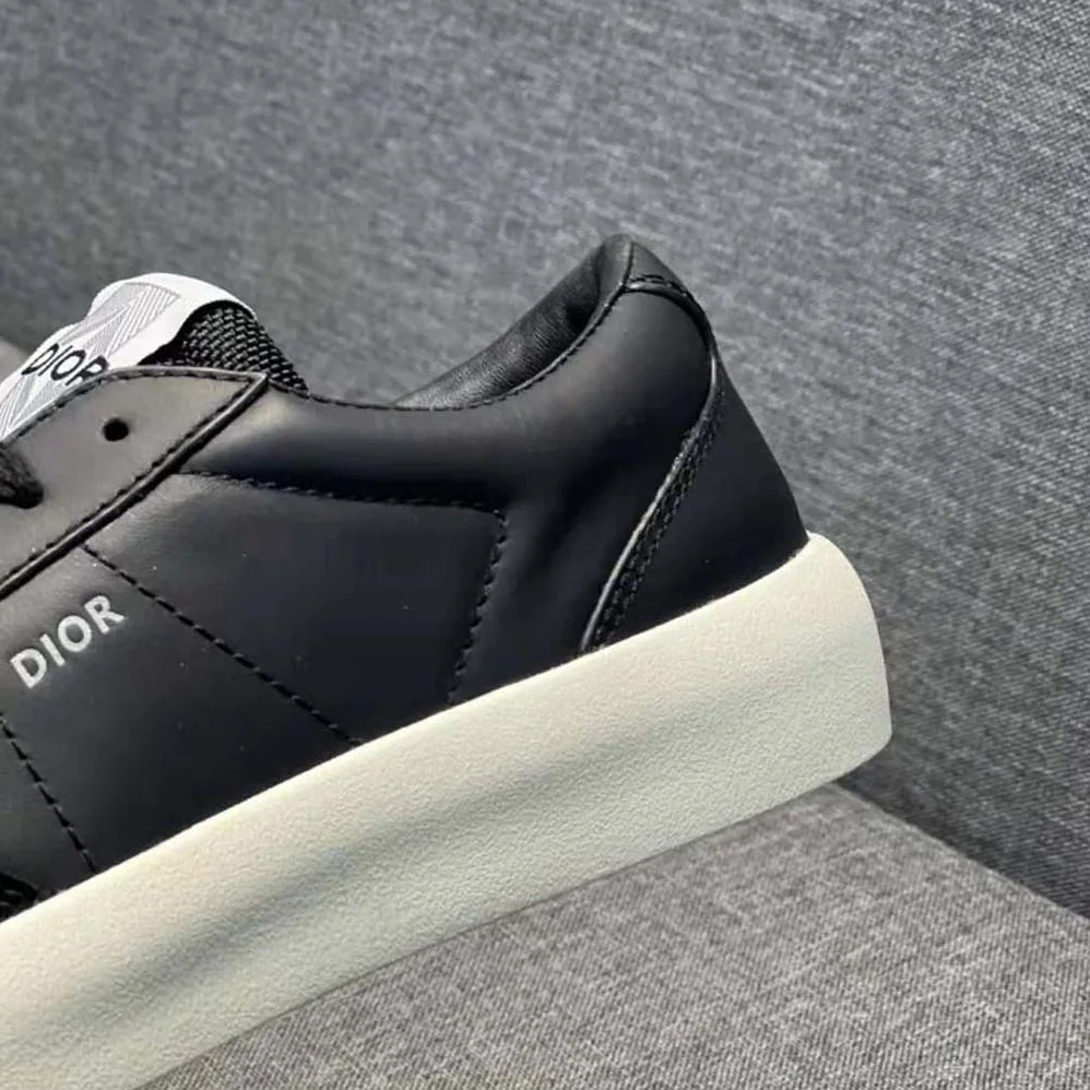 Dior B101 Sneaker Black Smooth Calfskin and Nubuck for Men Dior B101 Sneaker Black Smooth Calfskin and Nubuck for Men