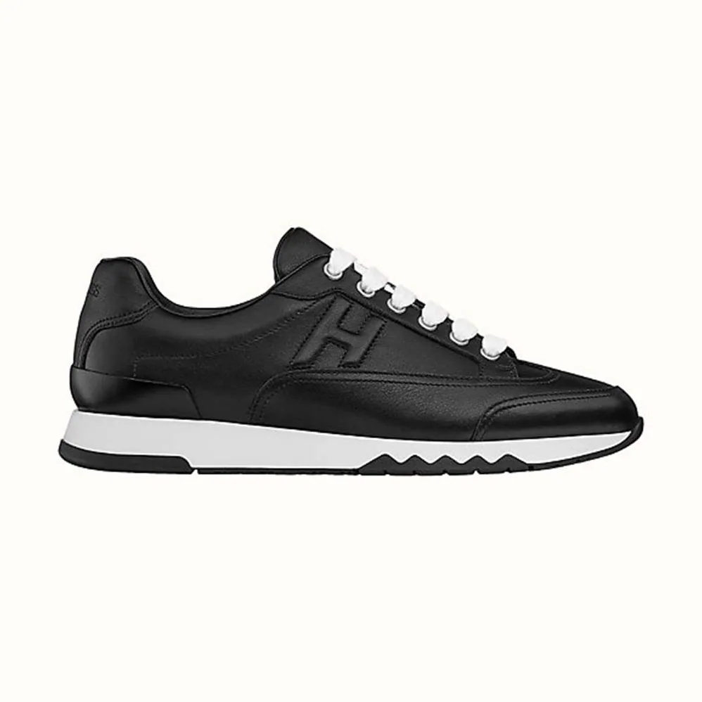 Hermes Trail sneaker in Calfskin for Women in Black Hermes Trail sneaker in Calfskin for Women in Black