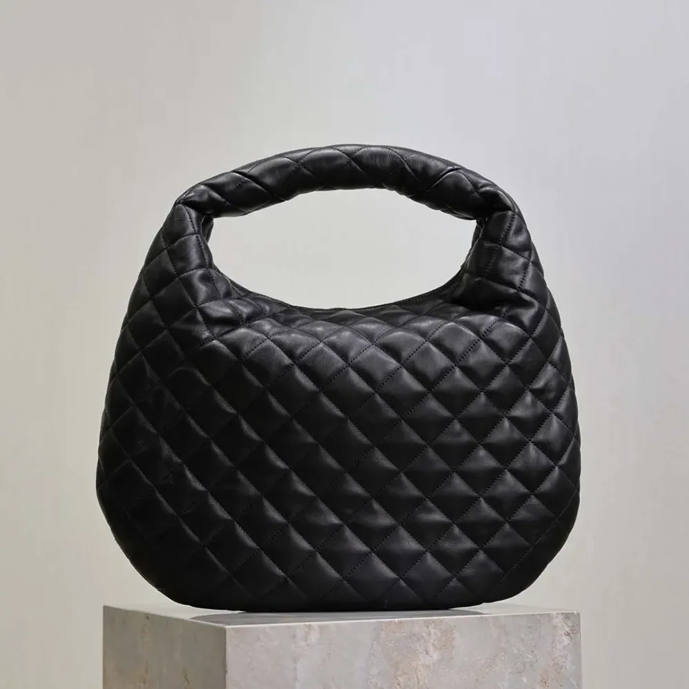 Saint Laurent YSL Icare Hobo In Quilted Nappa for Women in Black Saint Laurent YSL Icare Hobo In Quilted Nappa for Women in Black