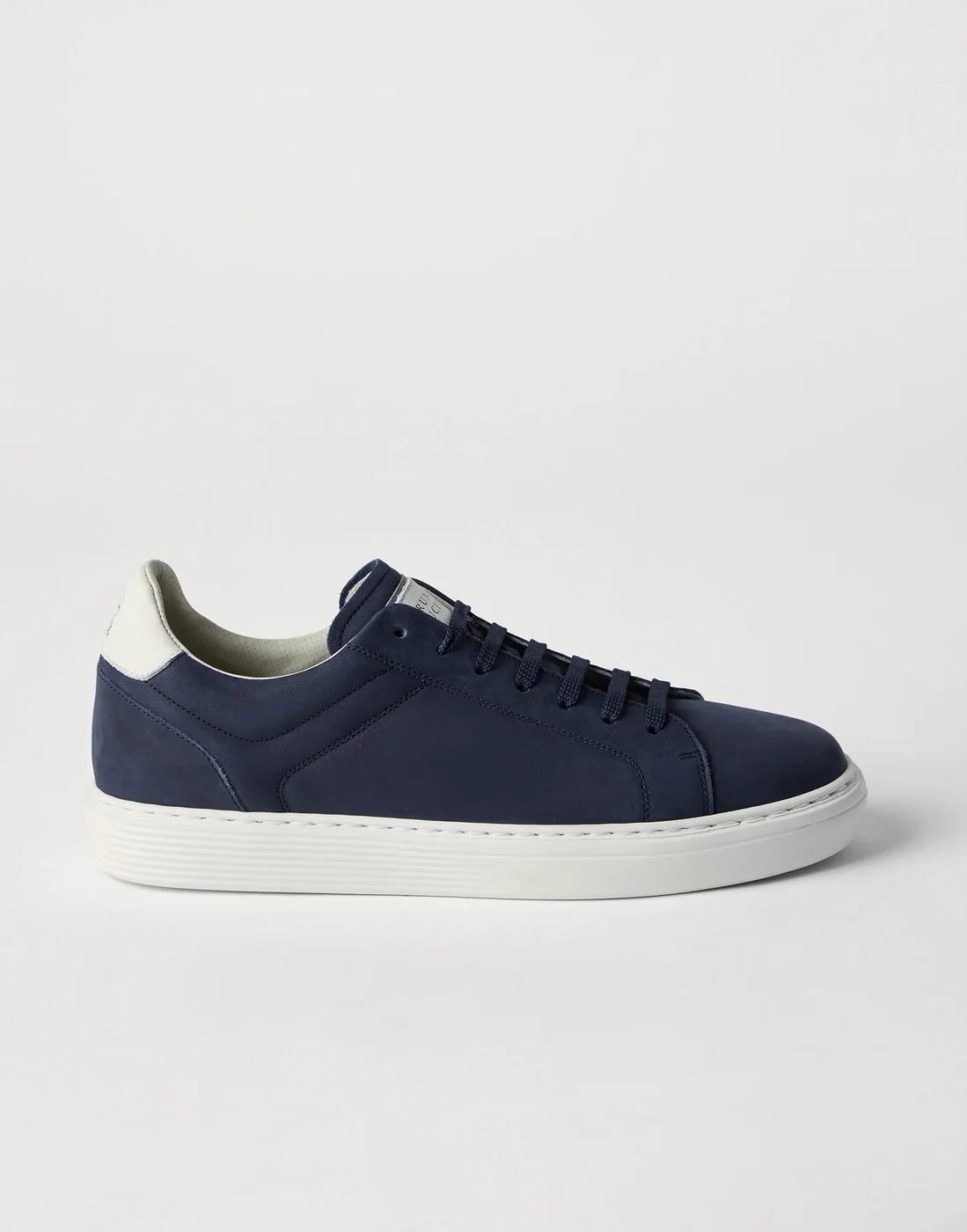 Brunello Cucinelli Nubuck Calfskin Sneakers Blue Loafers - 252MZUDBTJ264