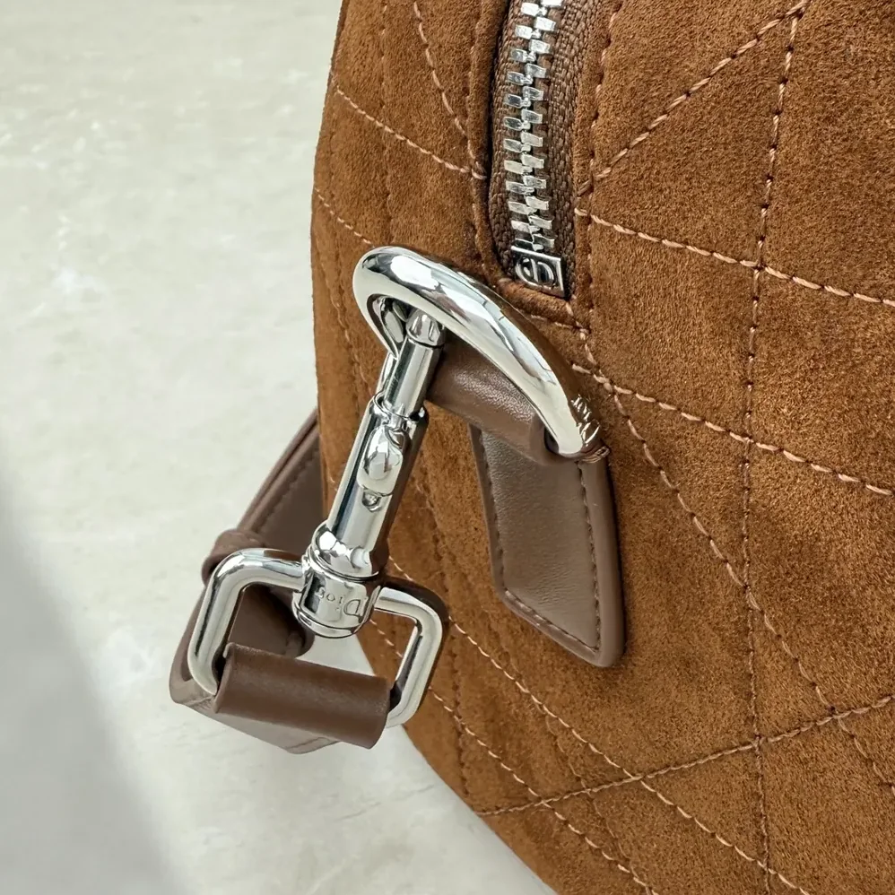 Dior Small Dior Granville Bag Golden Saddle Flat Macrocannage Suede Goatskin for Women Dior Small Dior Granville Bag Golden Saddle Flat Macrocannage Suede Goatskin for Women