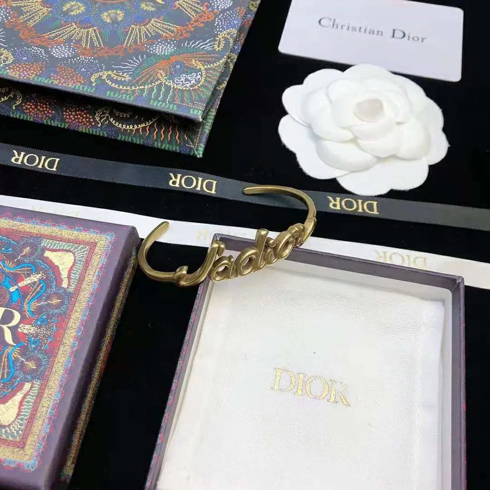 Dior J'Adior Bracelet Antique Gold for Women in Finish Metal Dior J'Adior Bracelet Antique Gold for Women in Finish Metal