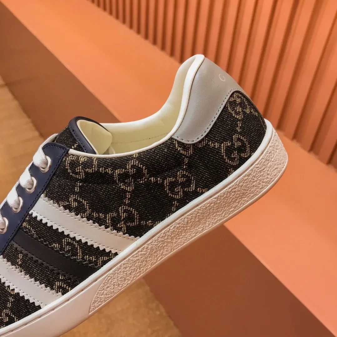 Gucci x Adidas With GG Sneakers Black for Men