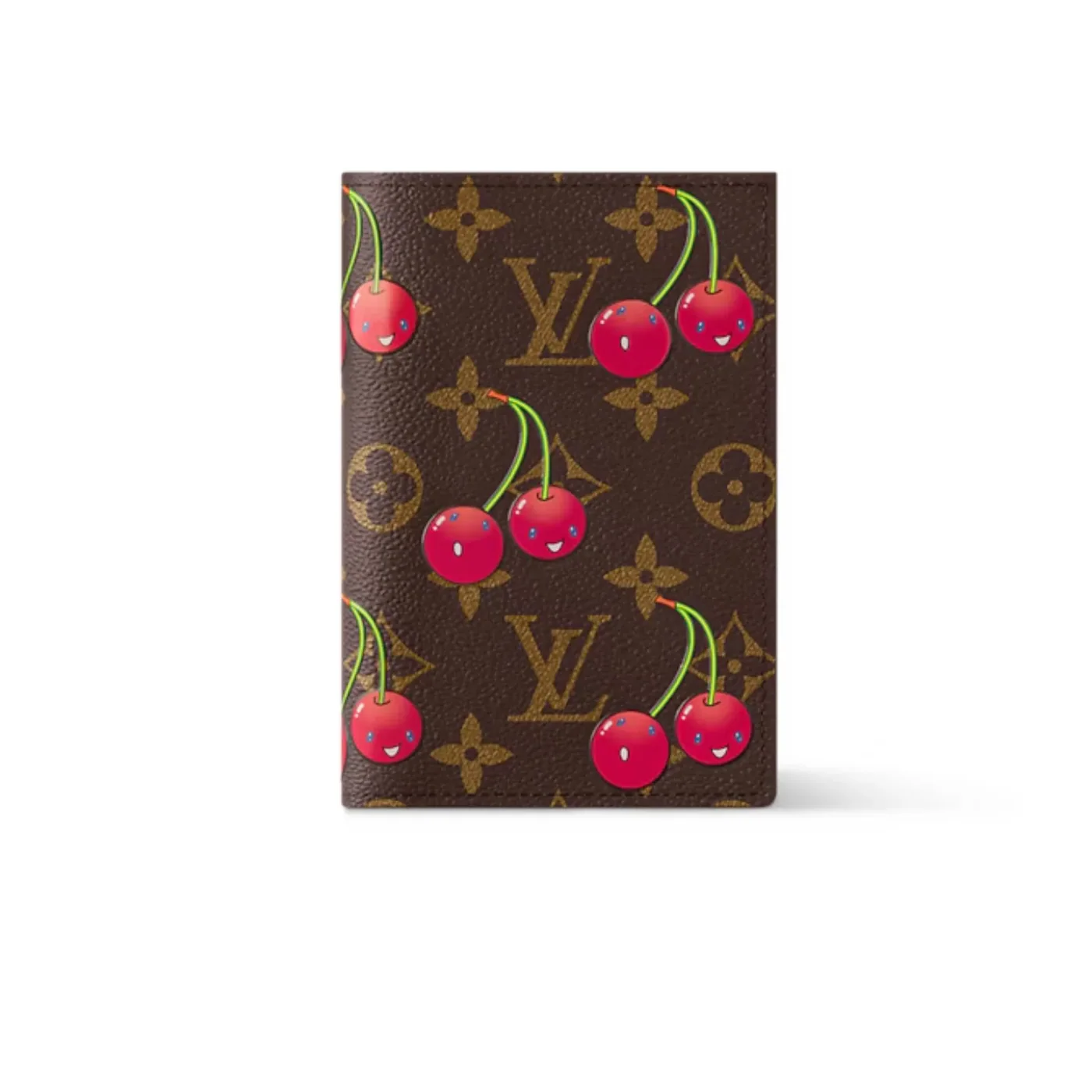 Louis Vuitton LV x TM Passport Cover Monogram Cherry /