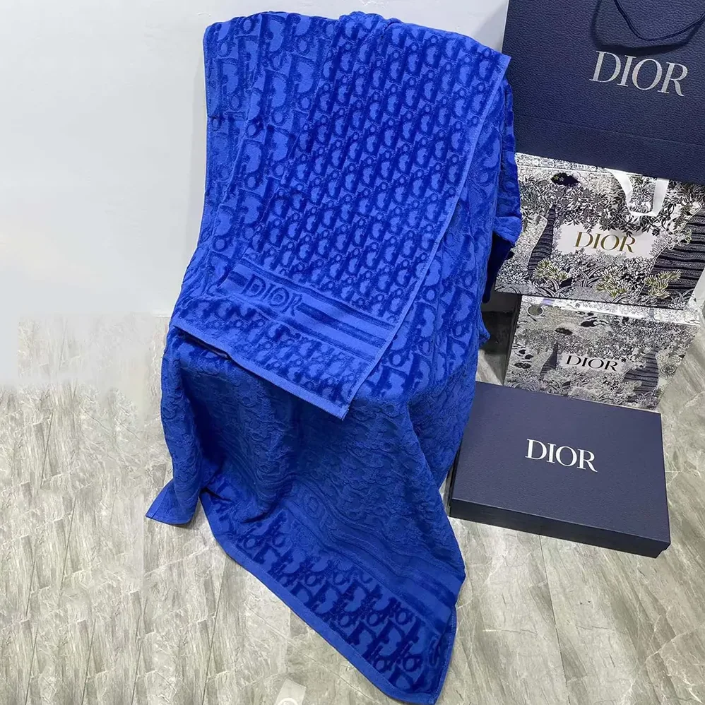 Dior Bath Towel Dior Oblique Jacquard Dior Bath Towel Dior Oblique Jacquard