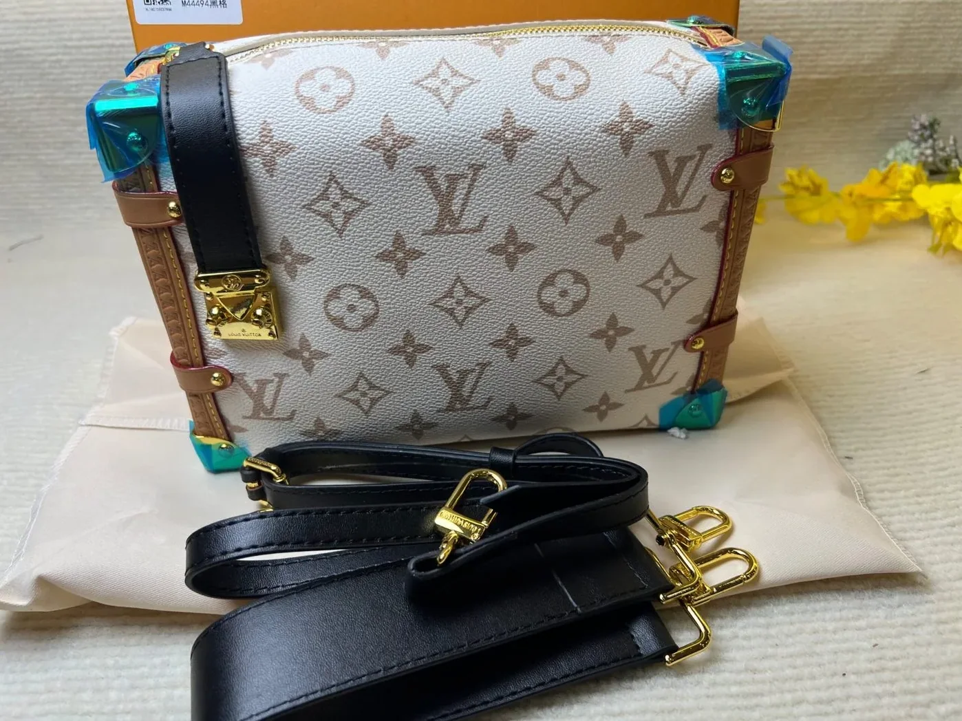 Louis Vuitton Side Trunk MM Beige