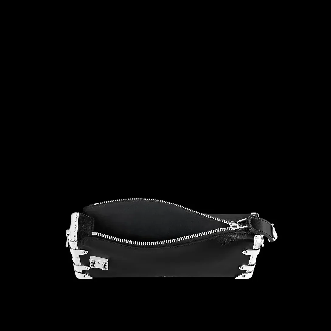 Louis Vuitton Slim Trunk Black Bag 9 Inches/ Louis Vuitton Slim Trunk Black Bag 9 Inches/