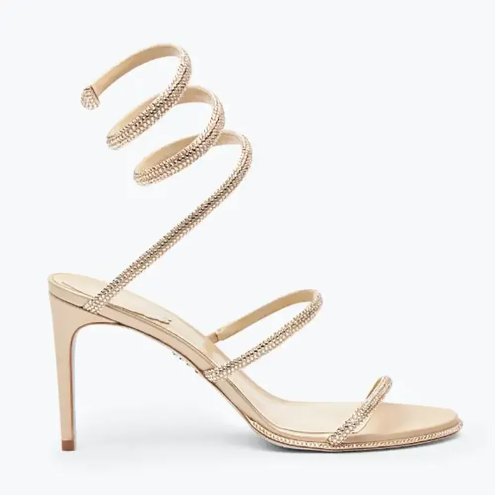 Rene Caovilla Cleo Neutral Sandal 80 for Women