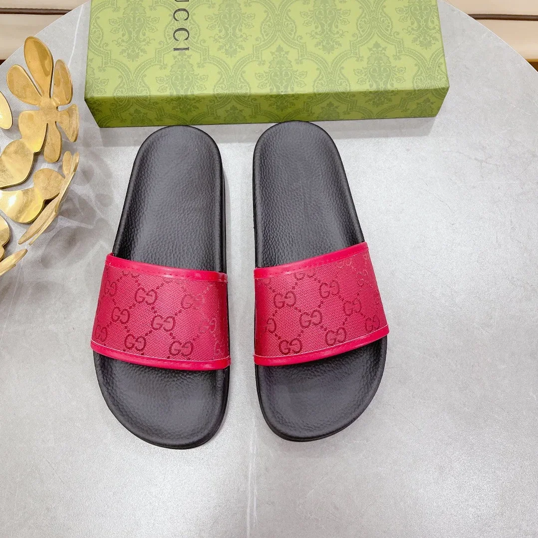 Gucci GG Slide Sandal Red for Women Gucci GG Slide Sandal Red for Women