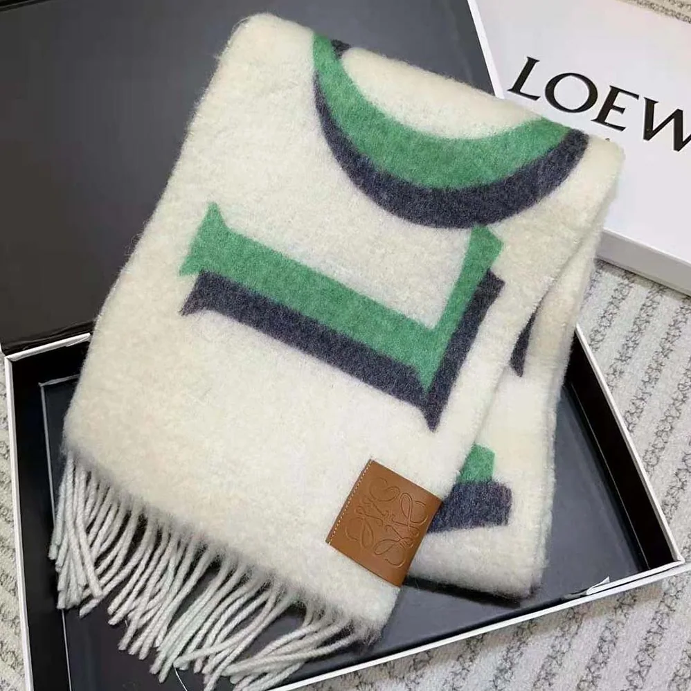 Loewe LOEWE Scarf in Wool and Mohair for Unisex Loewe LOEWE Scarf in Wool and Mohair for Unisex