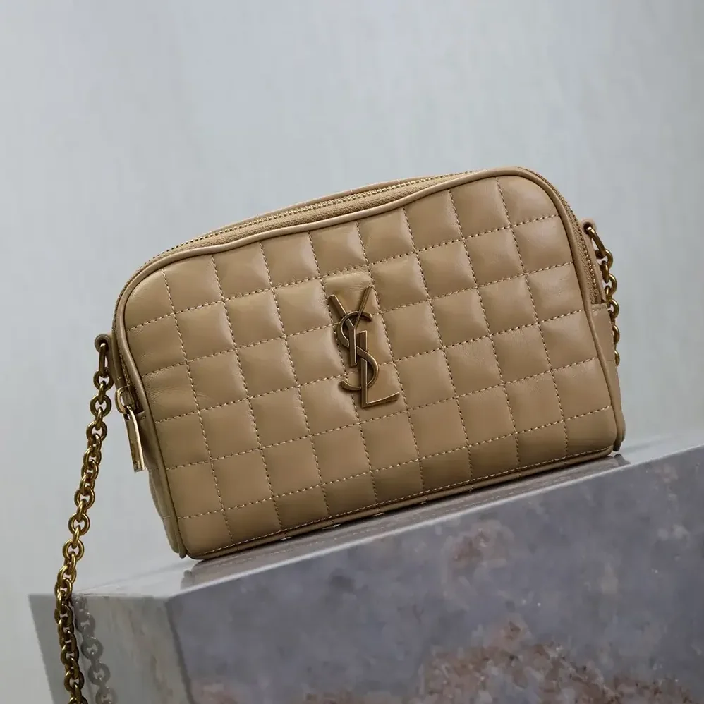 Saint Laurent YSL Cassandre Matelassé Carré Camera Bag in Lambskin for Women Saint Laurent YSL Cassandre Matelassé Carré Camera Bag in Lambskin for Women