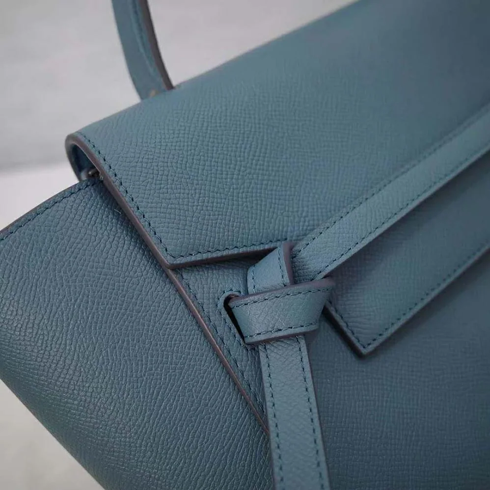 Celine Micro Belt Bag in Grained Calfskin for Women in Navy