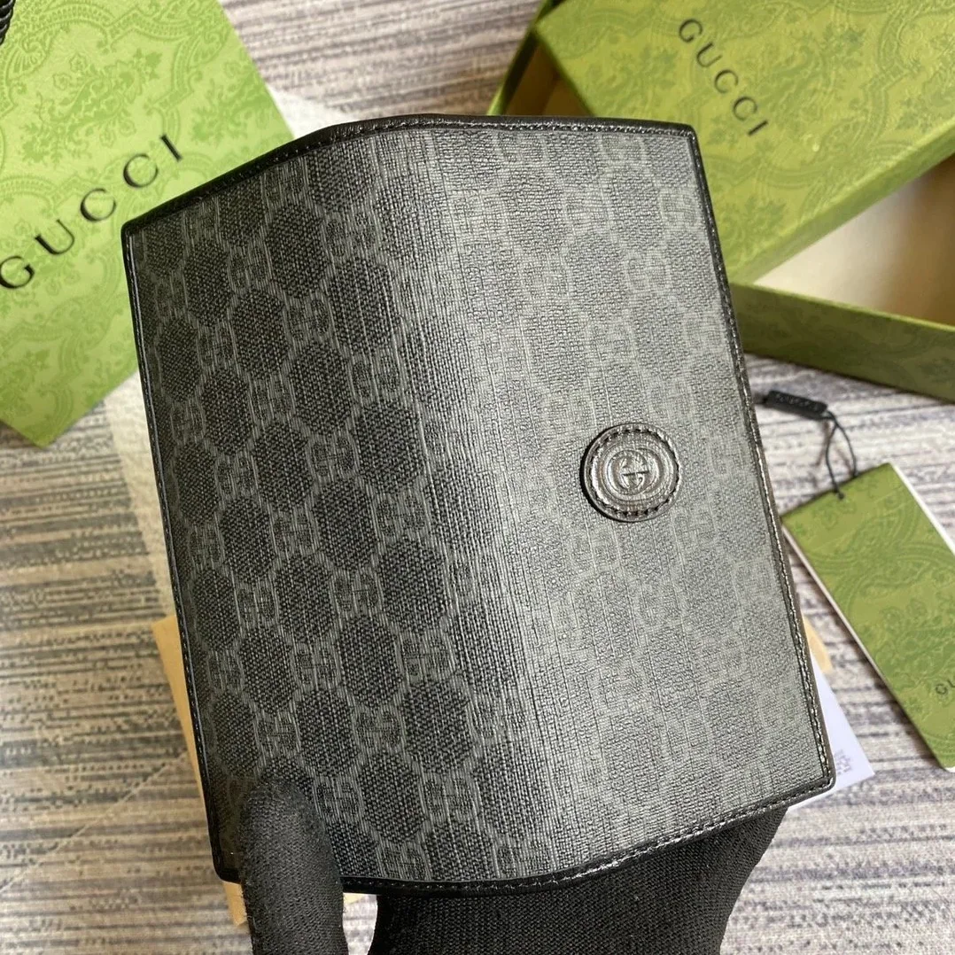 Gucci Marmont Long ID Wallet With Interlocking G Brown /