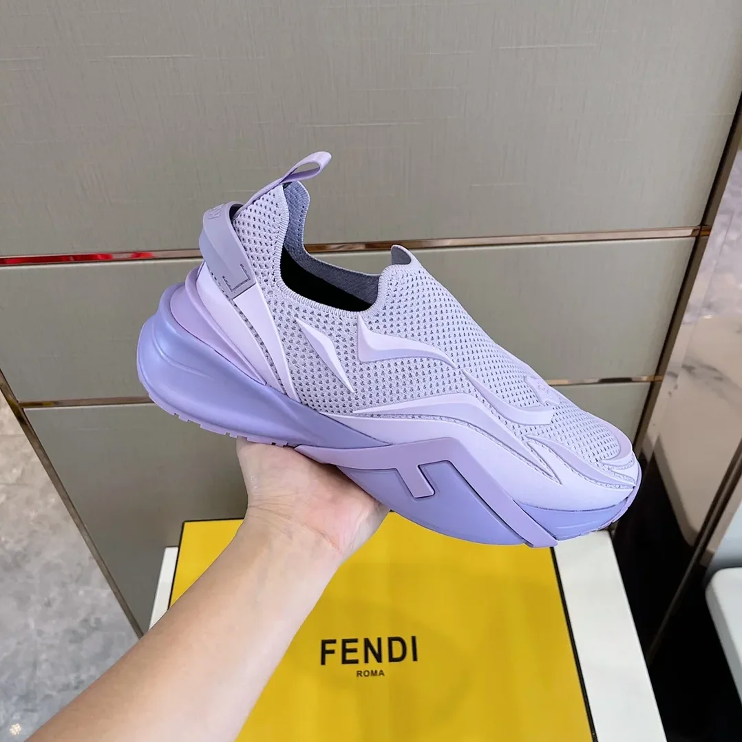 FD Fendi Flow Running Sneakers Purple
