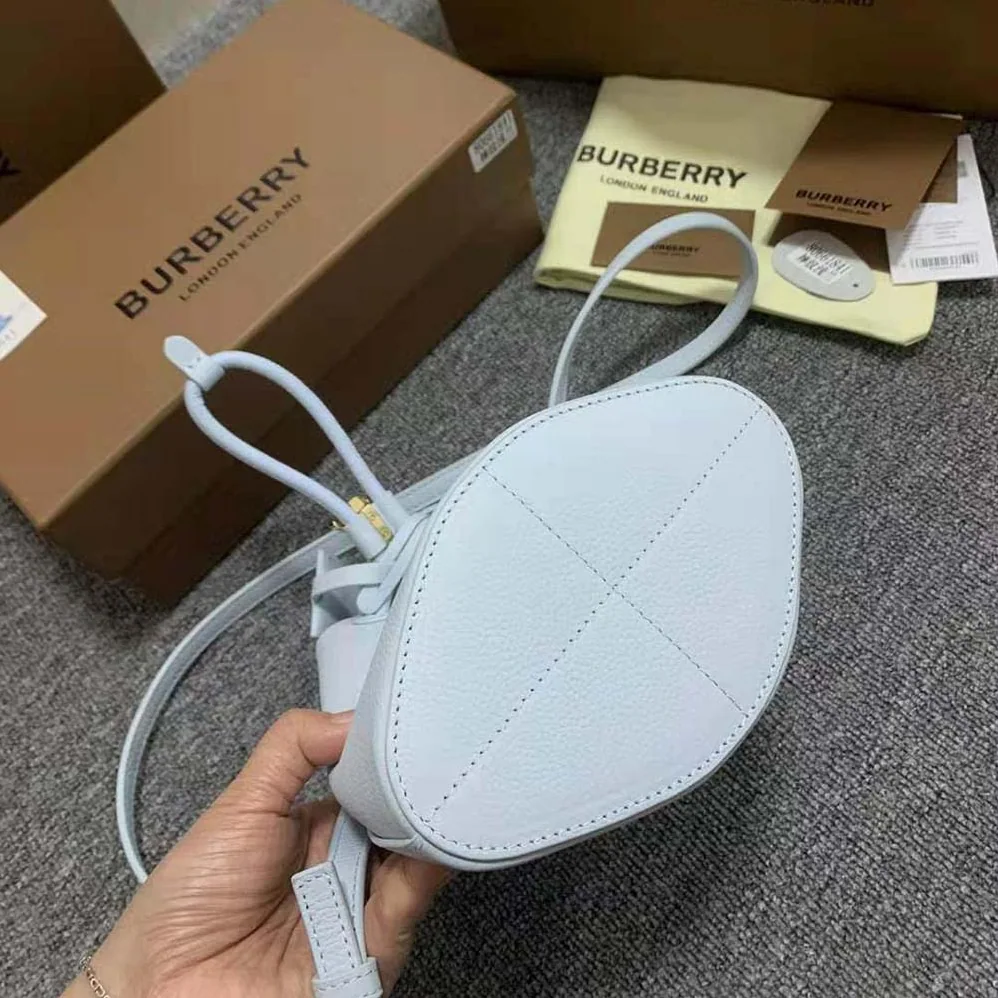 Burberry Mini TB Bucket Bag with the Thomas Burberry Monogram for Women Burberry Mini TB Bucket Bag with the Thomas Burberry Monogram for Women