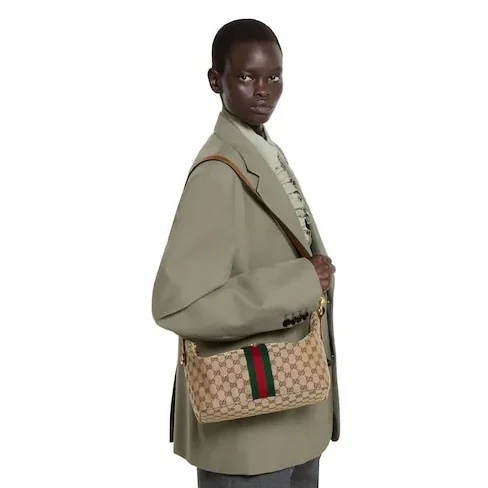 Gucci Vanity Medium Top Handle Bag in Beige/ Brown Gold Hardware Gucci Vanity Medium Top Handle Bag in Beige/ Brown Gold Hardware