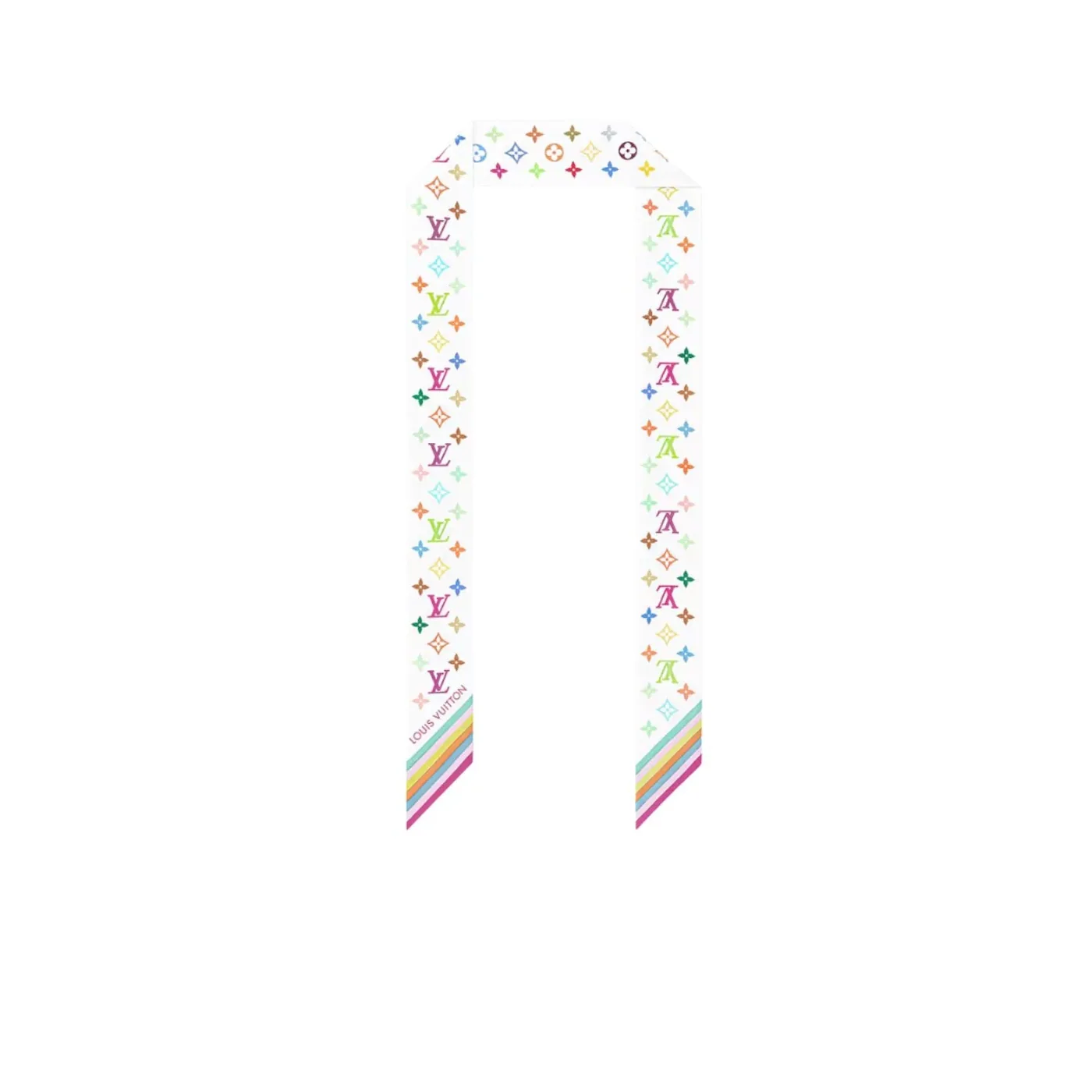 Louis Vuitton LV x TM Monogram Multicolor BB Bandeau Blanc