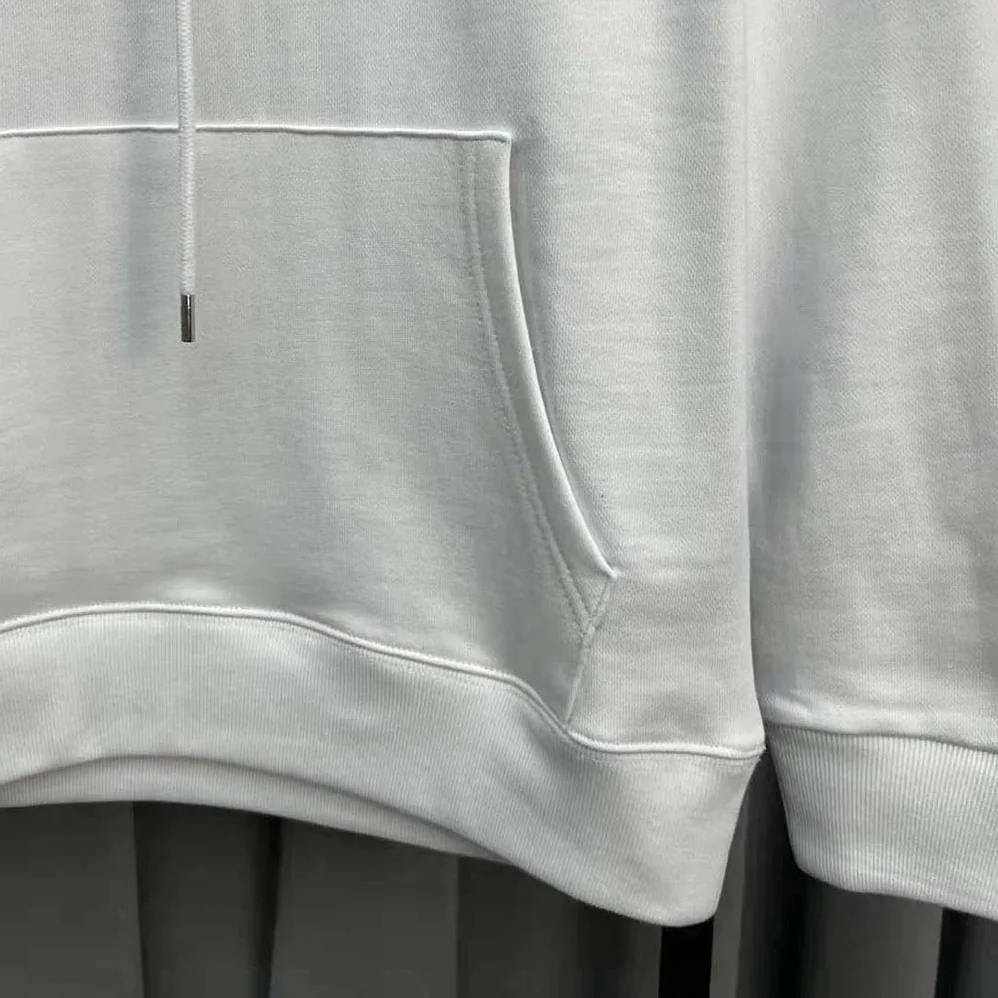 Dior Oversized Dior Jardin Hooded Sweatshirt White Cotton Fleece for Men Dior Oversized Dior Jardin Hooded Sweatshirt White Cotton Fleece for Men
