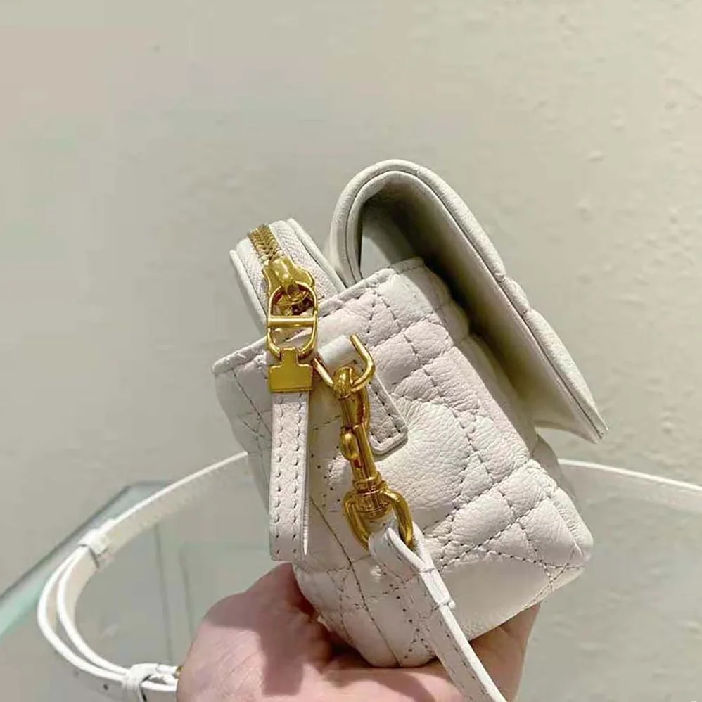 Dior Caro Pouch Latte Supple Cannage Calfskin for Women Dior Caro Pouch Latte Supple Cannage Calfskin for Women