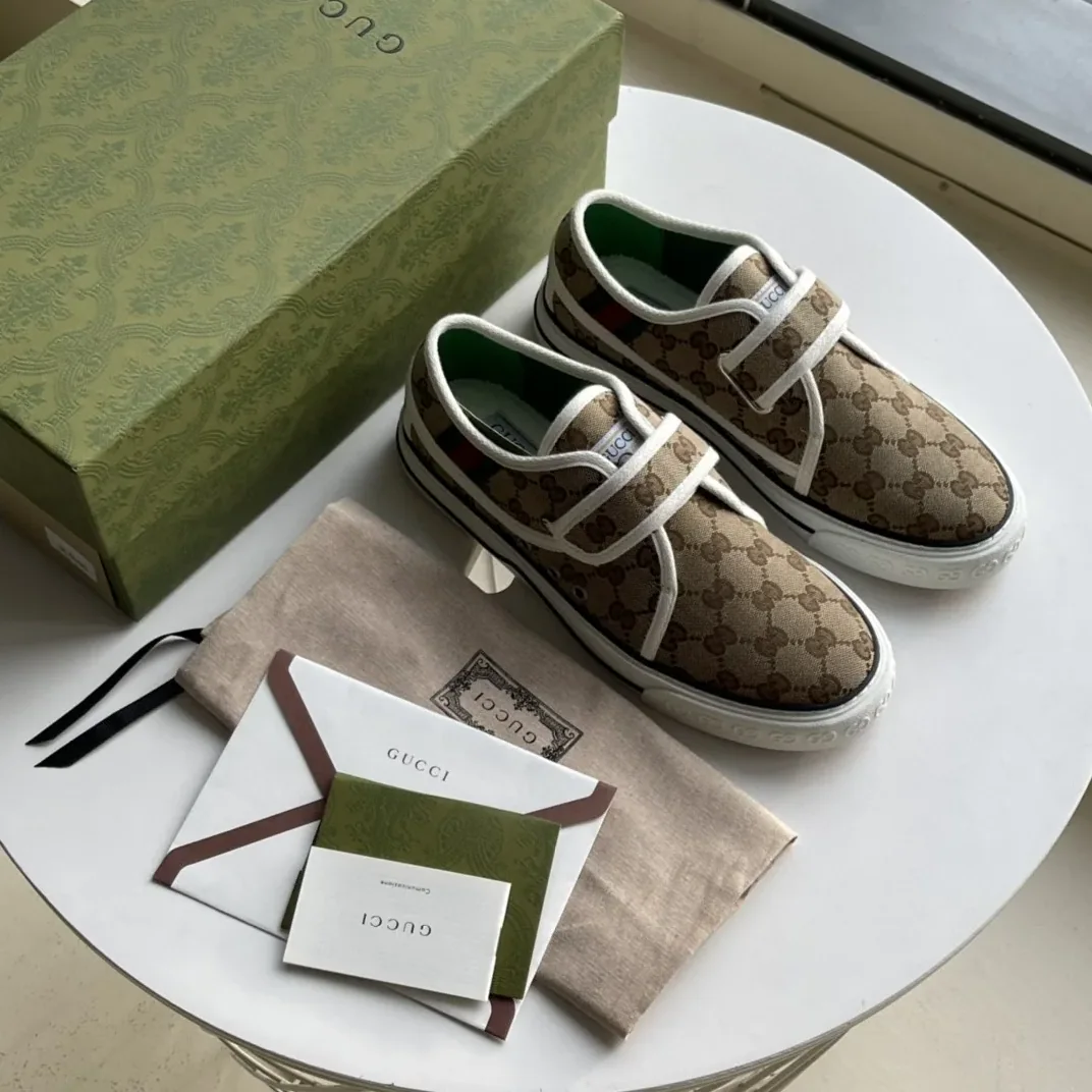Gucci Tennis 1977 Sneaker Brown Red for Women