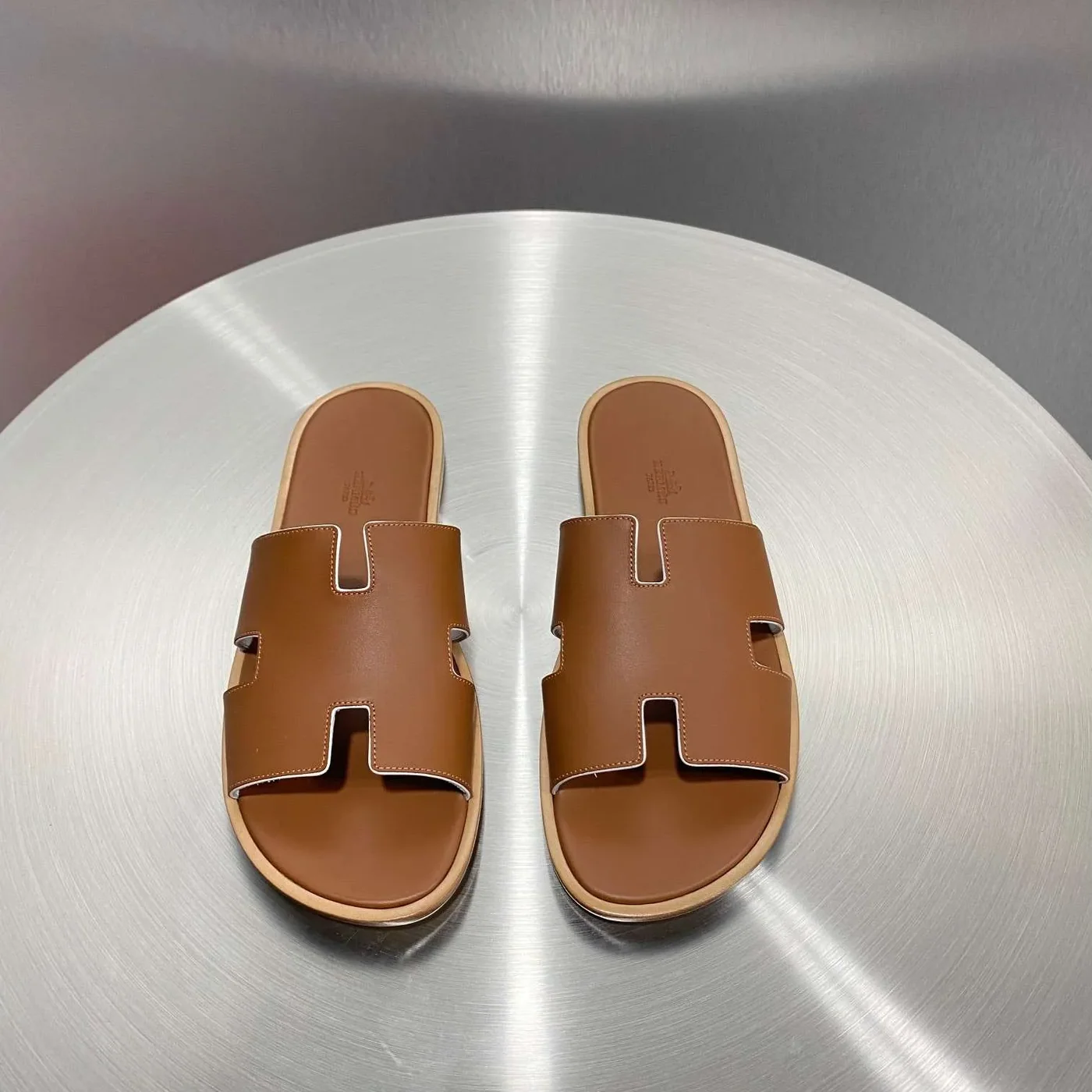 Hermes Oran Sandal Brown Hermes Oran Sandal Brown