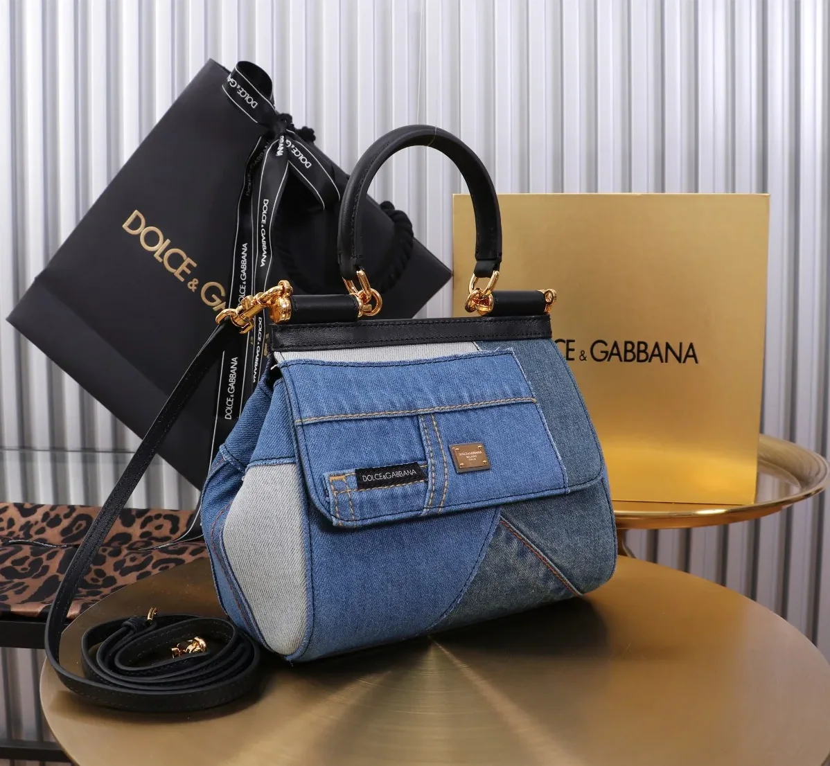 Dolce & Gabbana Sicily Handbag Blue / Dolce & Gabbana Sicily Handbag Blue /