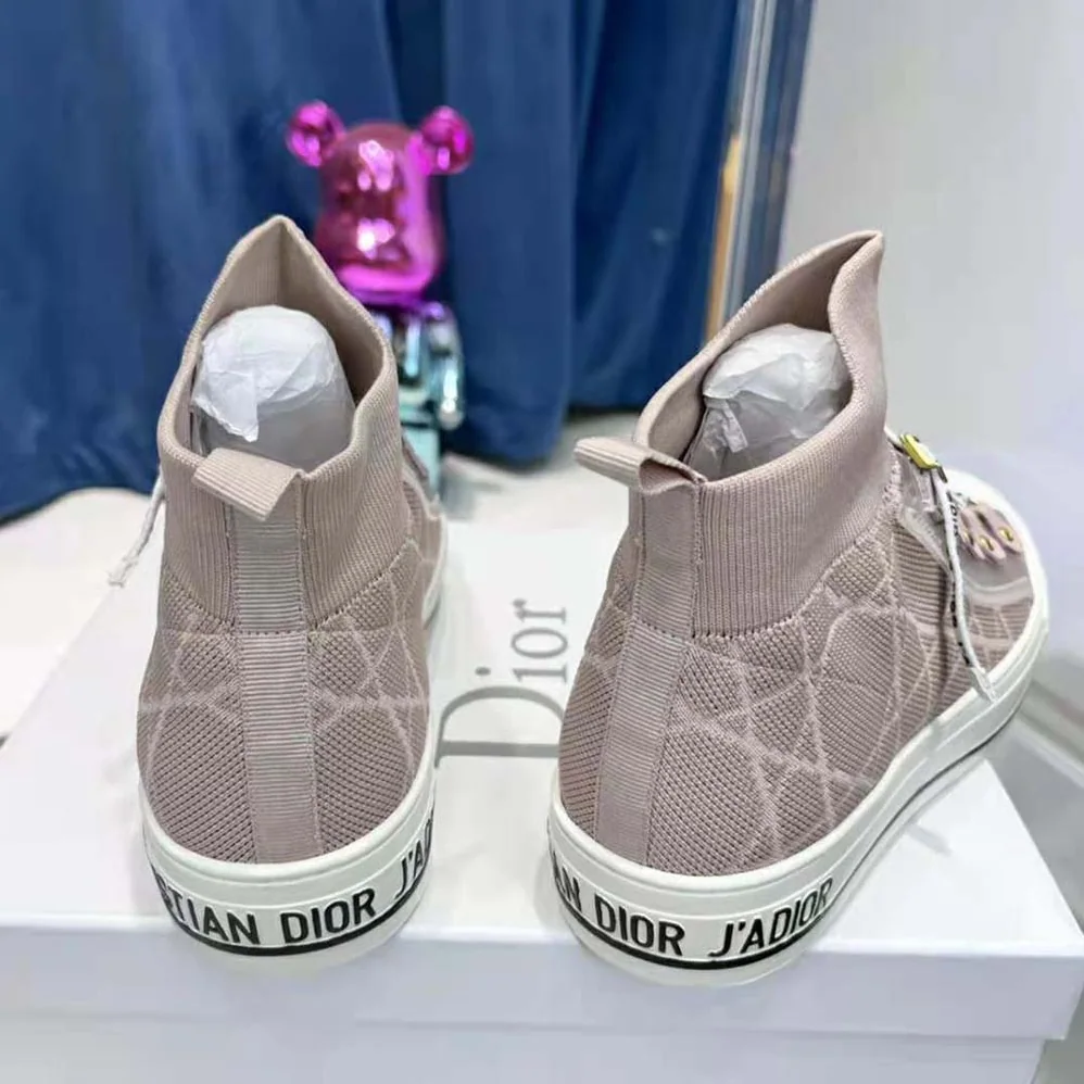 Dior Walk'N'Dior Sneaker Nude Macrocannage Technical Mesh for Women