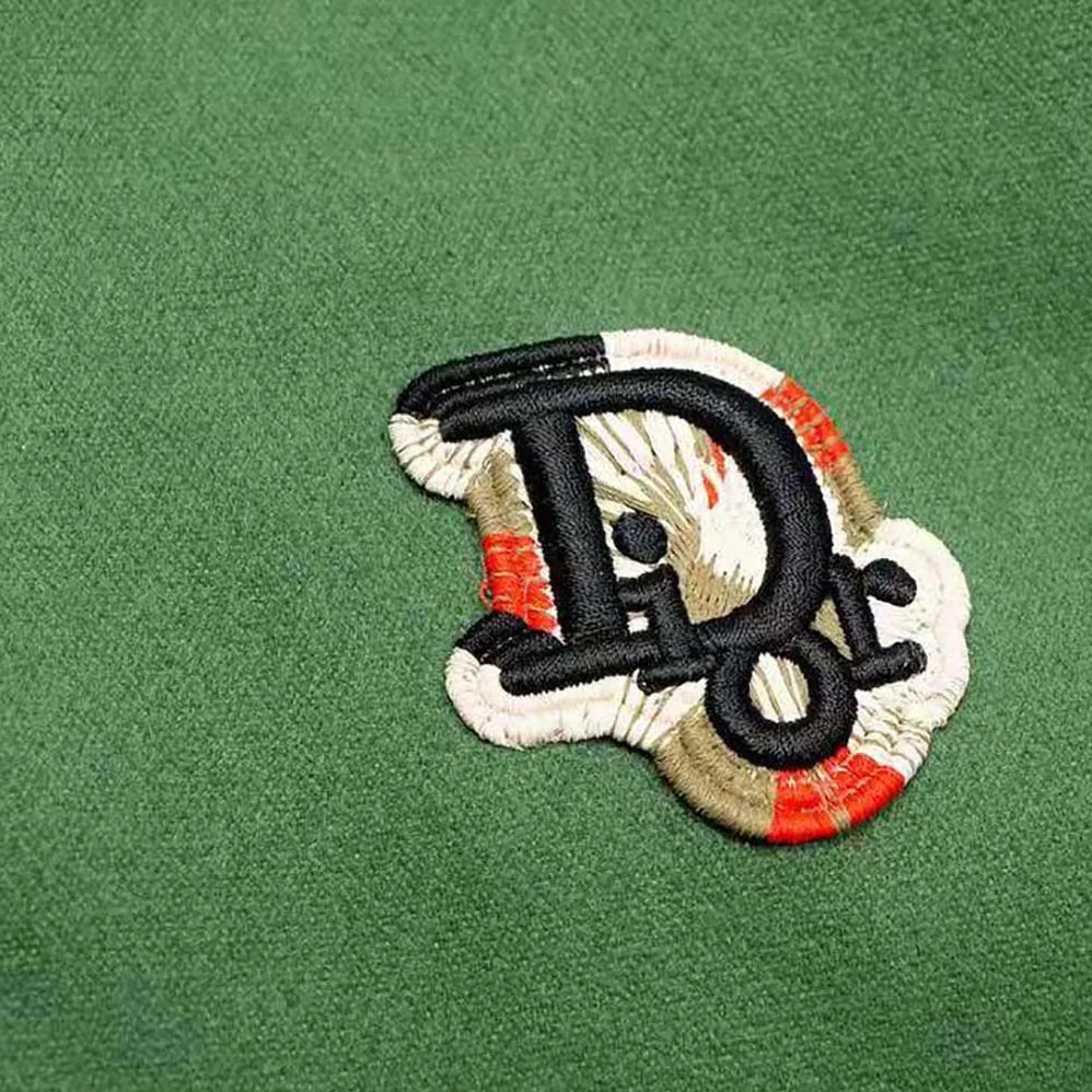 Dior Tears Blouson Green Leather Wool and Cashmere for Men