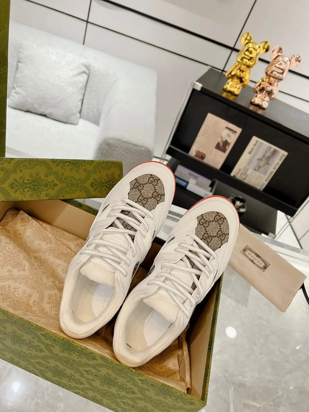 Gucci Basket Sneaker White Gucci Basket Sneaker White