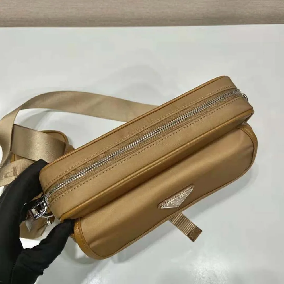 Prada Re-Nylon and Saffiano Leather Shoulder Bag for Men
