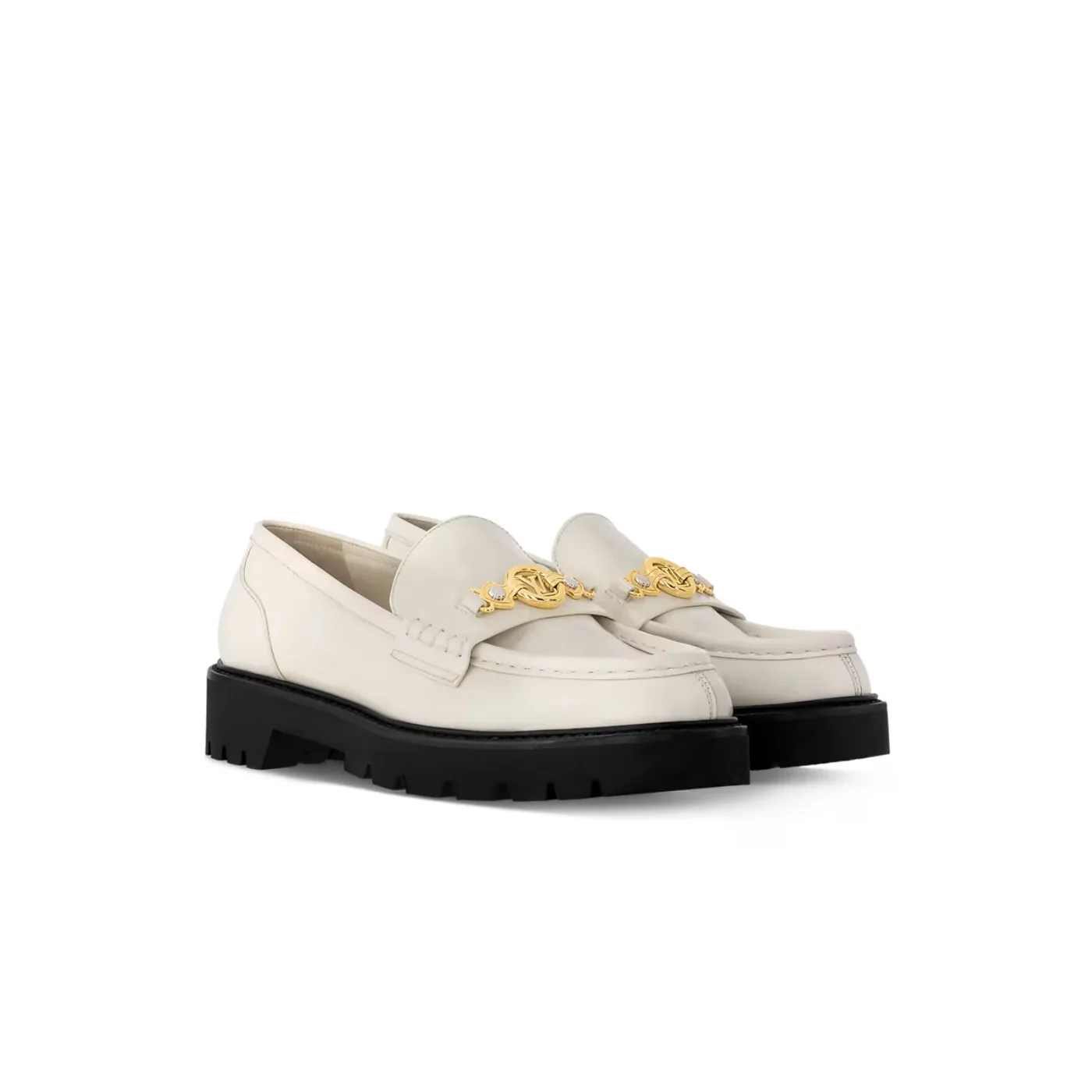 Louis Vuitton District Flat Loafer Ecru 1AGXIV Louis Vuitton District Flat Loafer Ecru 1AGXIV