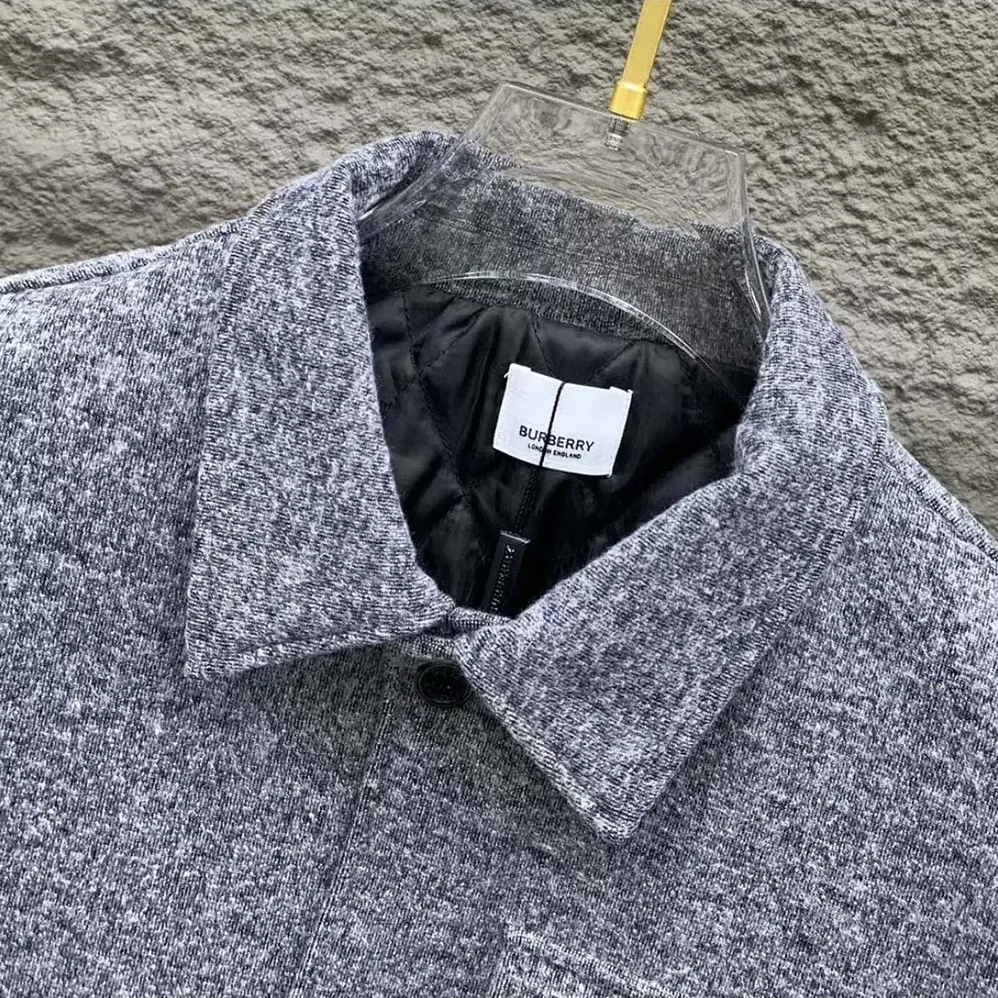 Burberry Overshirt Wool Blend with Coating for Men