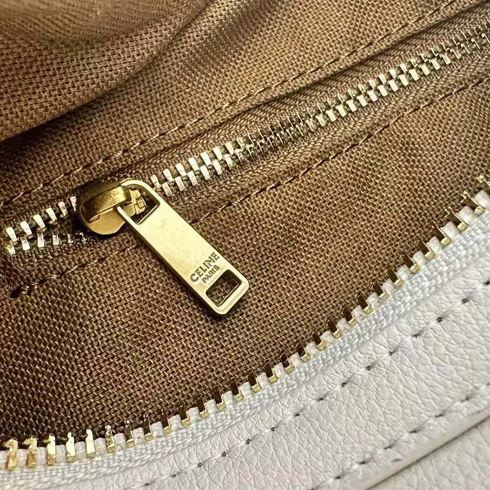 Celine Heloise Bag in Supple Calfskin for Women in White