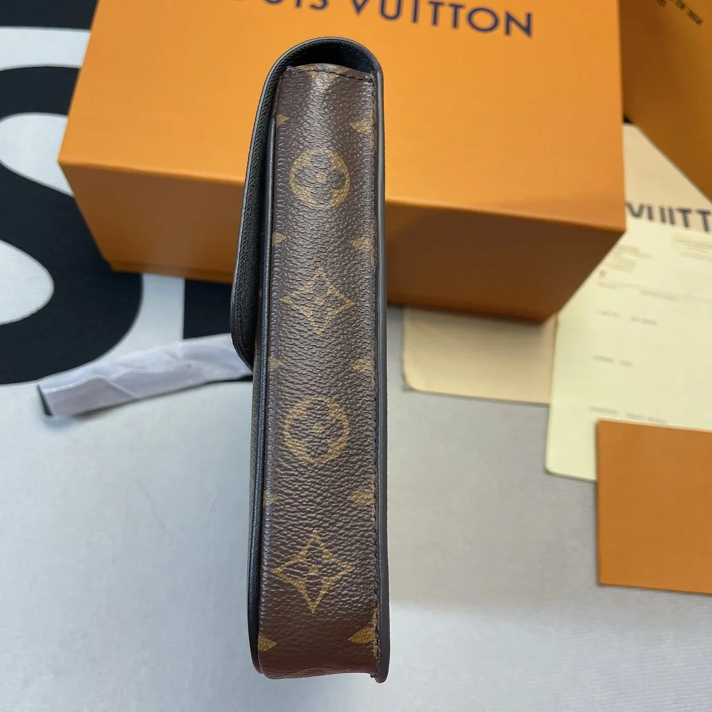 Louis Vuitton S Lock A4 Pouch Monogram Macassar Canvas Louis Vuitton S Lock A4 Pouch Monogram Macassar Canvas