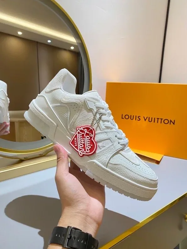 Louis Vuitton Trainer Sneaker White Virgil Abloh Louis Vuitton Trainer Sneaker White Virgil Abloh